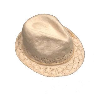 World Market Knit fedora hat